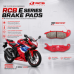 RCB E SERIES FRONT BRAKE PAD NX200 HORNET CBR150R CB150X - Image 2