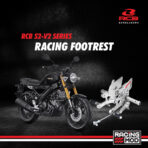 RCB S2 V2 FOOTREST YAMAHA XSR - SILVER