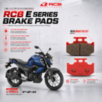 RCB E SERIES REAR BRAKE PAD R15V3 R15M MT15 FZSV2 V3 FAZER INDO INDIAN - Image 2