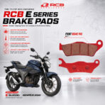 RCB E SERIES FRONT BRAKE PAD GIXXER MONOTONE 155 GIXXER SF 250 - Image 2