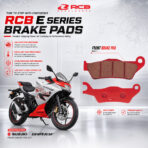 RCB E SERIES FRONT BRAKE PAD GIXXER MONOTONE 155 GIXXER SF 250
