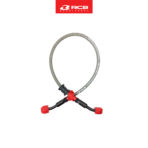 RCB S SERIES STEEL BRAIDED BRAKE HOSE ADJUSTABLE CONNECTOR UNIVERSAL 550MM - Image 2