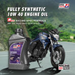 UMA RACING FULL SYNTHETIC ENGINE OIL HP3000 10W-40 1L YAMAHA FZS ADVANCED HEAT MANAGEMENT