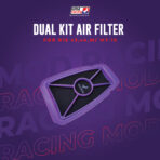 UMA RACING DUAL FOAM KIT WASHABLE REUSABLE AIR FILTER YAMAHA R15 V3 V4 R15M MT15 XSR