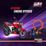 UMA BYPASS (GRENADE) 90 TVS APACHE RTR 4V/2V/NTORQ with BREATHER TUBE