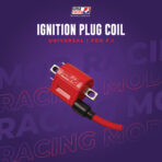 UMA RACING PLUG COIL FUEL INJECTION (FI) RED WITH DOUBLE LAYER EPDM CABLE - UNIVERSAL
