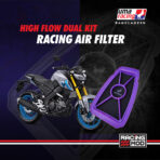 UMA REUSABLE AIR FILTER DUAL KIT - YAMAHA MT15
