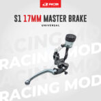 RCB S1 17MM FORGED RADIAL MASTER BRAKE PUMP - HD TITANIUM