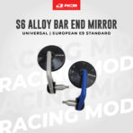 RCB S6 ALLOY SIDE MIRROR BAR END - EUROPEAN E9 STANDARD