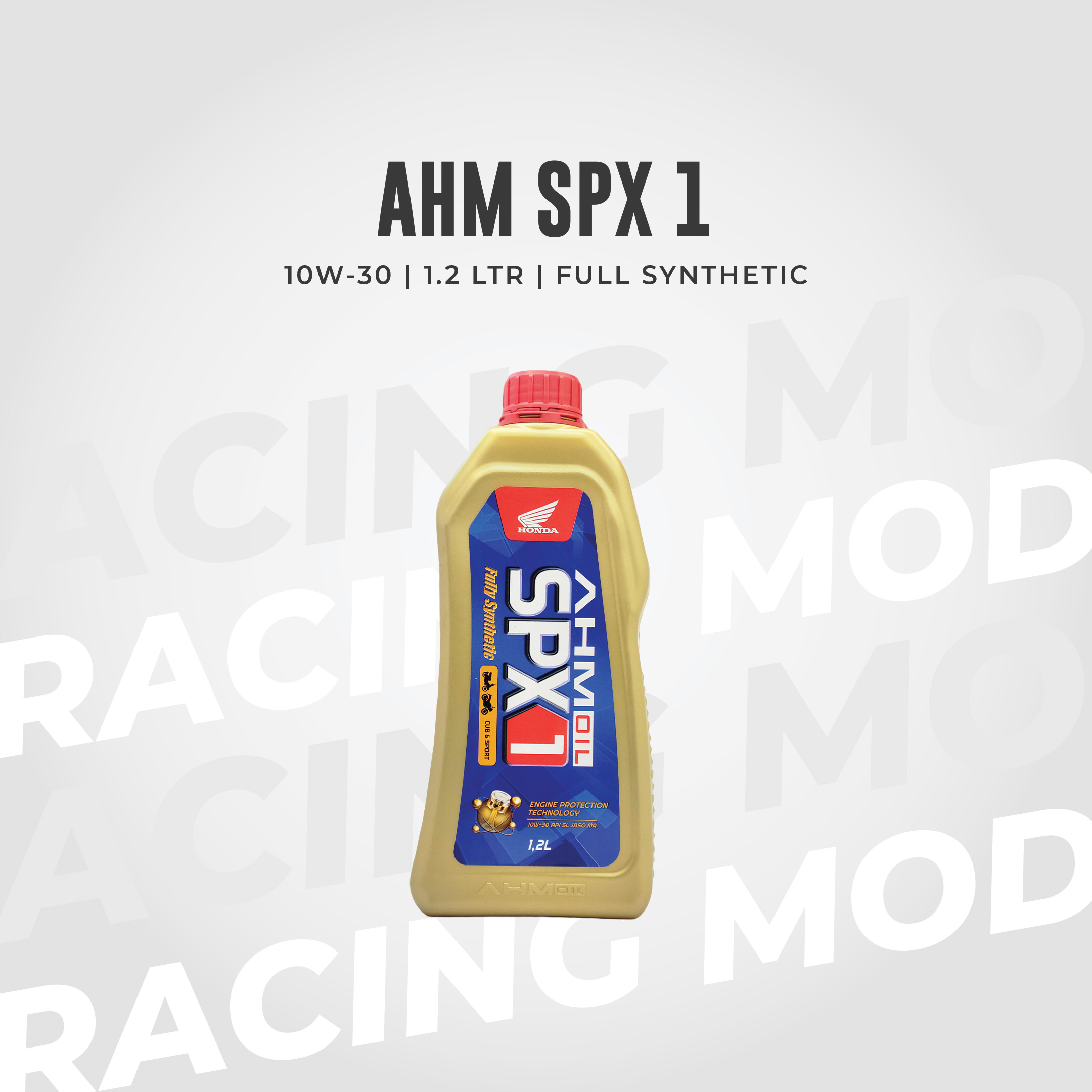 SPX-OIL SPX1 10W30 1.2 LTR FULL SYNTHETIC ENGINE OIL - Image 1