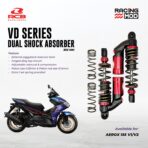 RCB VD SERIES DUAL SHOCK ABSORBER 305MM RD/GL - AEROX V1/V2