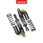 RCB VR SERIES DUAL SHOCK ABSORBER 290MM (LOAD 15MM) PREMIUM BLACK - AEROX V1/NVX155 - Image 2