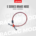 RCB E SERIES STEEL BRAIDED BRAKE HOSE UNIVERSAL 550MM
