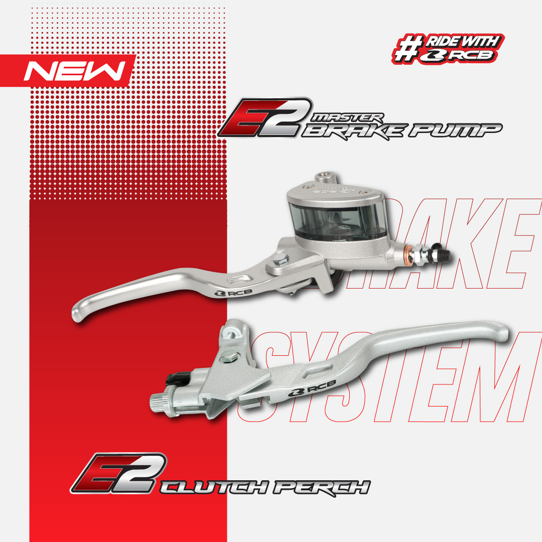 RCB-E2-SILVER-COMBO_racingmod RCB E2 MASTER BRAKE PUMP & CLUTCH COMBO SET SILVER - Image 1