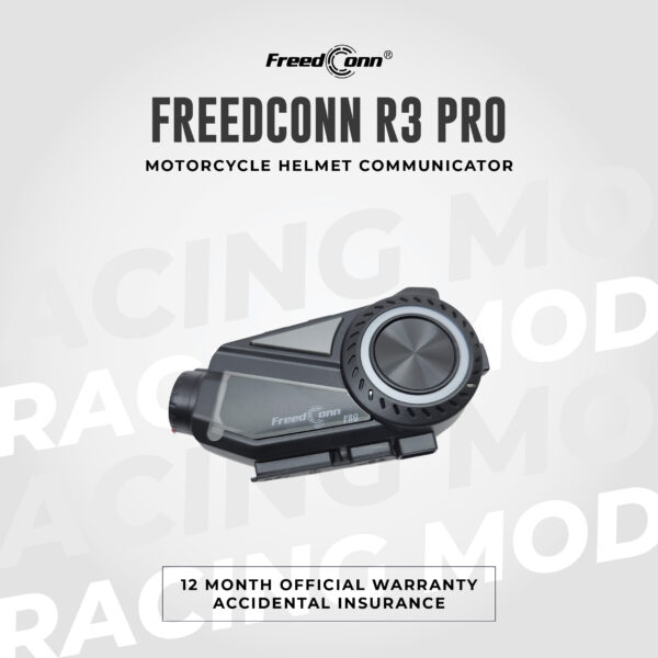 FREEDCONN R3 PRO MOTORCYCLE HELMET COMMUNICATOR