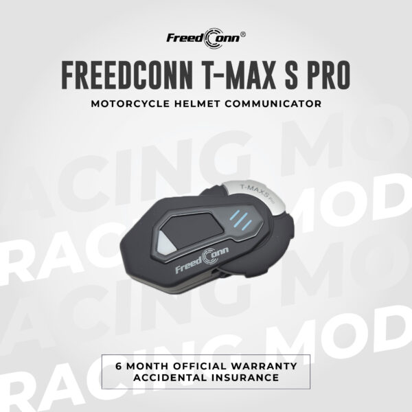 FREEDCONN T-MAX S PRO MOTORCYCLE HELMET COMMUNICATOR