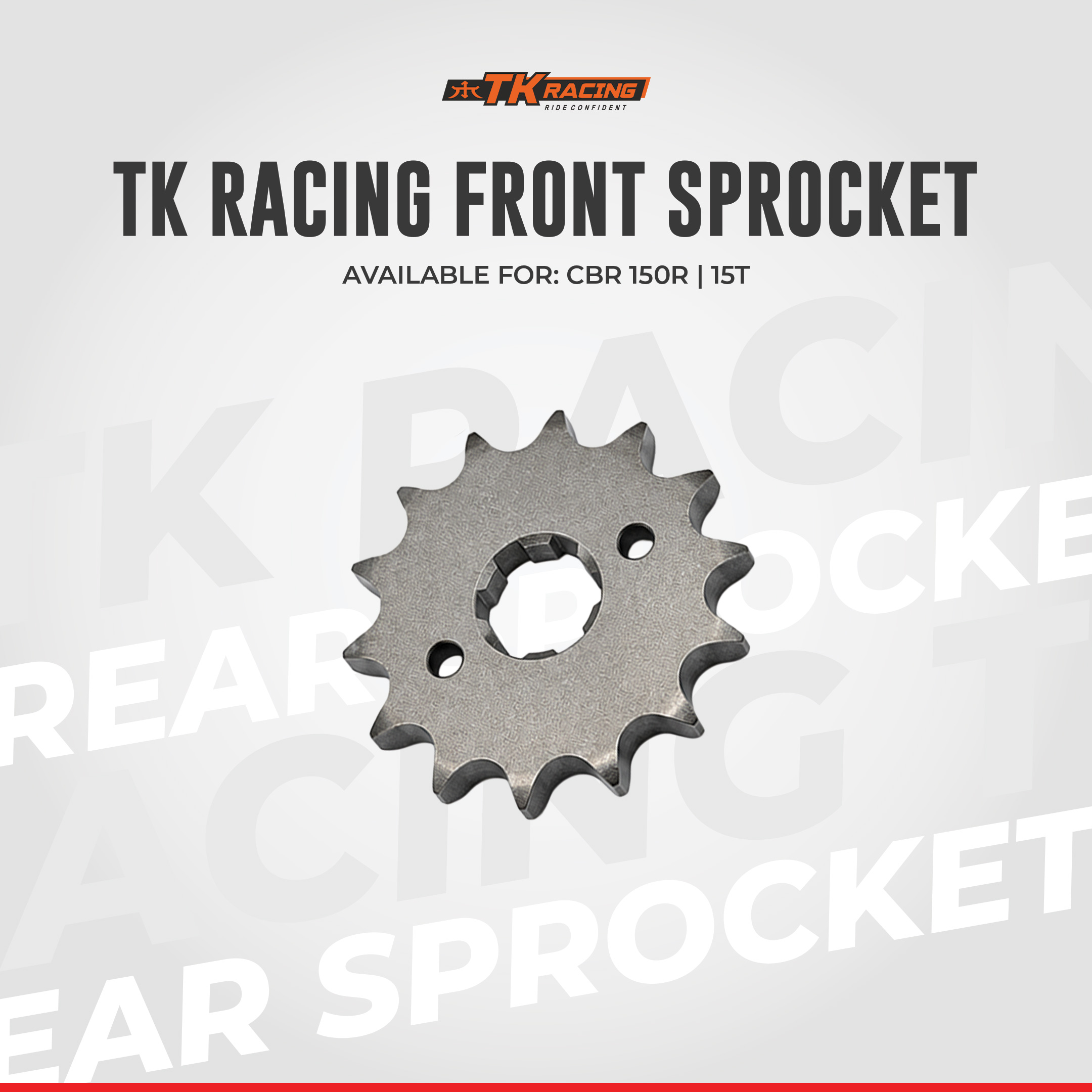 TK-Racing-FRONT-MAIN TK RACING FRONT SPROCKET 428X 15T - CBR - Image 1