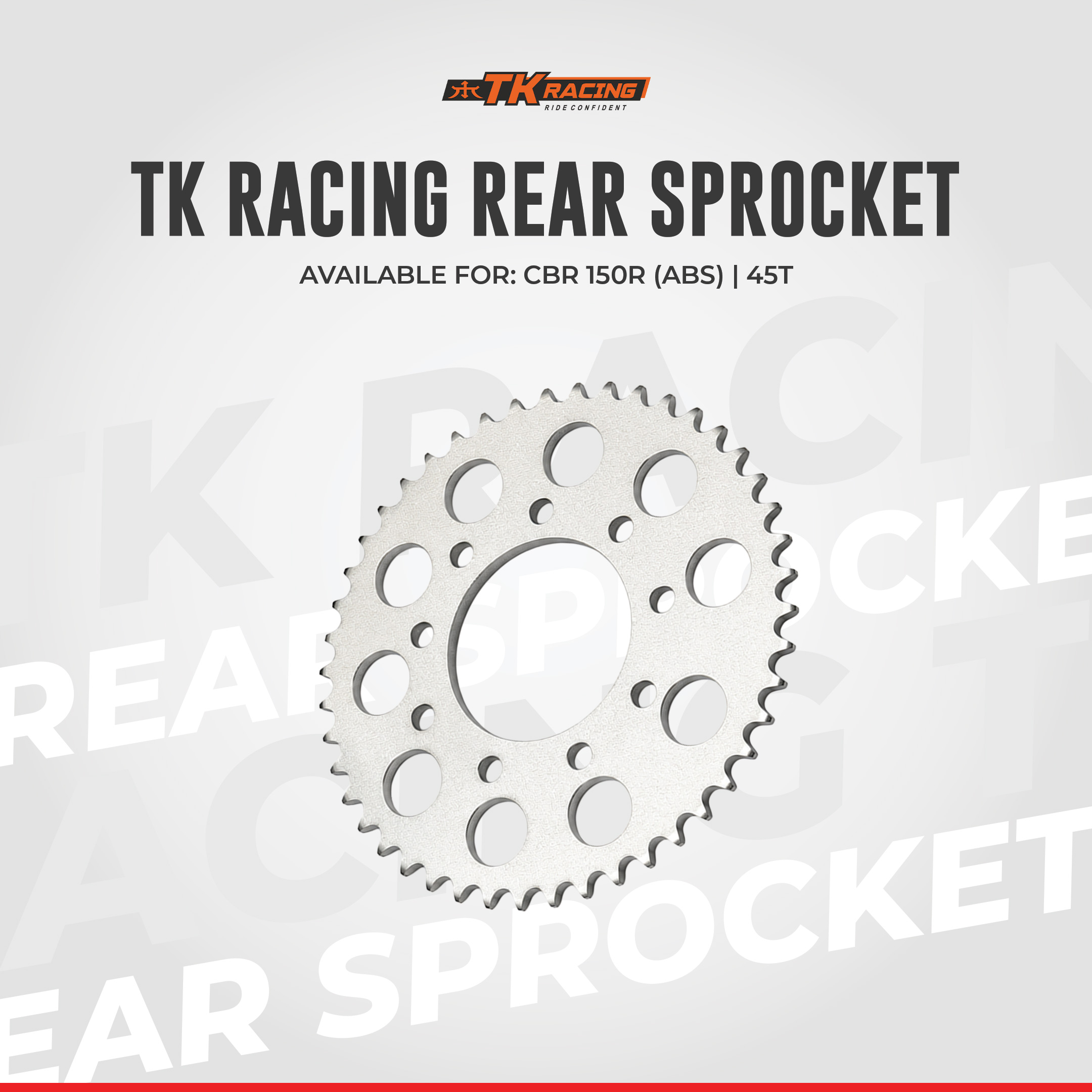 TK-Racing-Rear-ABS-MAIN TK RACING REAR SPROCKET 428X 45T - CBR ABS - Image 1