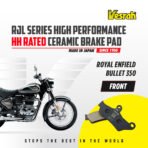 VESRAH CERAMIC BRAKE PAD HH RATED HIGH PERFORMANCE SD-947 Front ROYAL ENFIELD - Image 2