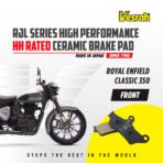VESRAH CERAMIC BRAKE PAD HH RATED HIGH PERFORMANCE SD-947 Front ROYAL ENFIELD - Image 3