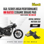VESRAH CERAMIC BRAKE PAD HH RATED HIGH PERFORMANCE SD-947 Front ROYAL ENFIELD - Image 4