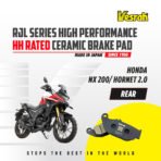 VESRAH CERAMIC BRAKE PAD HH RATED HIGH PERFORMANCE SD-182 Rear HONDA CBR HORNET NX200 - Image 2